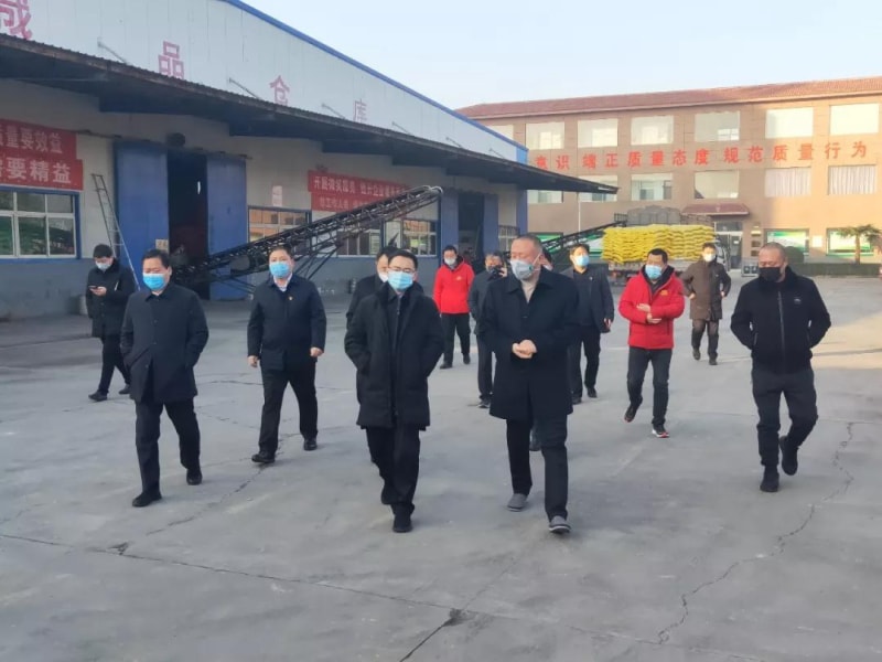 縣長(zhǎng)申琳調(diào)研旭瑞集團(tuán)疫情防控、復(fù)工復(fù)產(chǎn)情況！